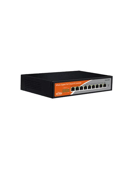 Router VPN Multi-WAN Gigabit Wi-Tek con 8 Puertos PoE+ y Controlador AP
