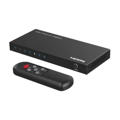 Switch HDMI 4K Profesional con 4 Entradas HDMI