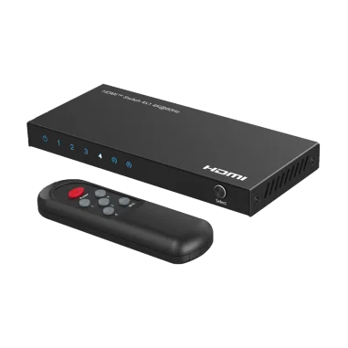 Switch HDMI 4K Profesional con 4 Entradas HDMI