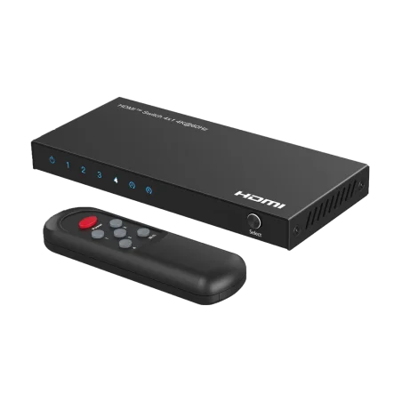 Switch HDMI 4K Profesional con 4 Entradas HDMI