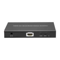 Visor HDMI Cuatro Entradas con Pantalla Dividida
