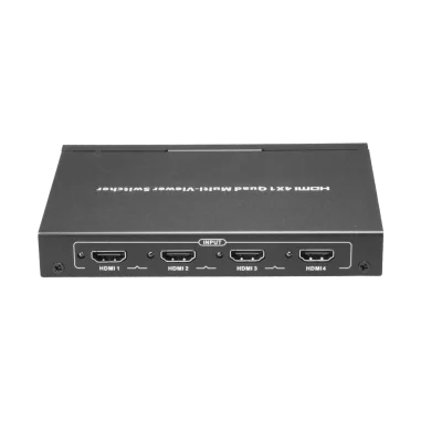 Visor HDMI Cuatro Entradas con Pantalla Dividida