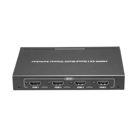 Visor HDMI Cuatro Entradas con Pantalla Dividida