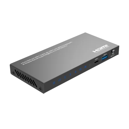 Switch HDMI 8K Profesional con USB-C 4 Entradas