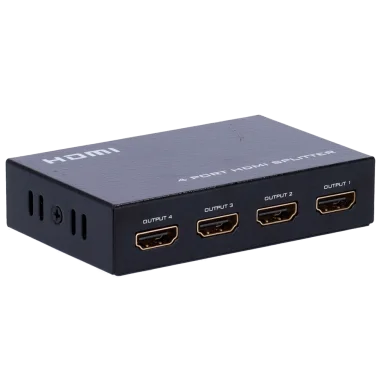 Splitter HDMI Cuatro Salidas 4K para Distribución