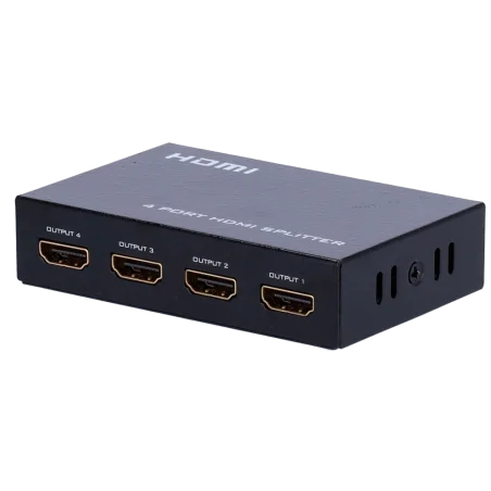 Splitter HDMI Cuatro Salidas 4K para Distribución