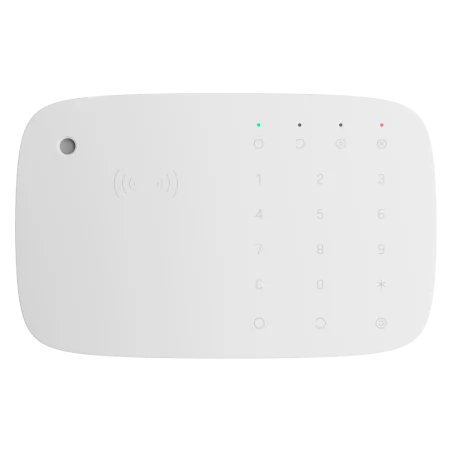 Teclado con lector RFID y sirena Ajax Blanco