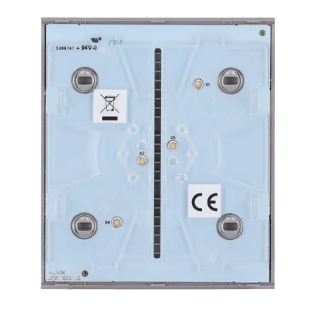Panel táctil luz simple Ajax panel central táctil interruptor inteligente color gris