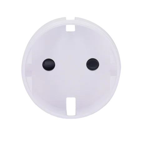 Tapa central enchufe inteligente Ajax cubierta enchufe tipo F enchufe inteligente color blanco