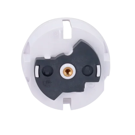Tapa central enchufe inteligente Ajax cubierta enchufe tipo F enchufe inteligente color blanco