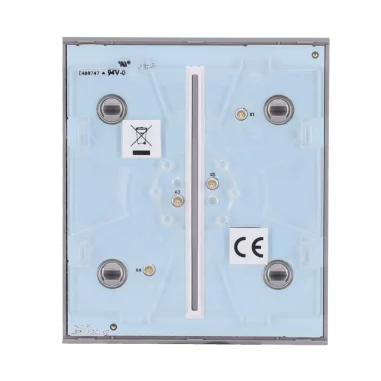 Panel táctil interruptor luz Ajax LightSwitch Gris