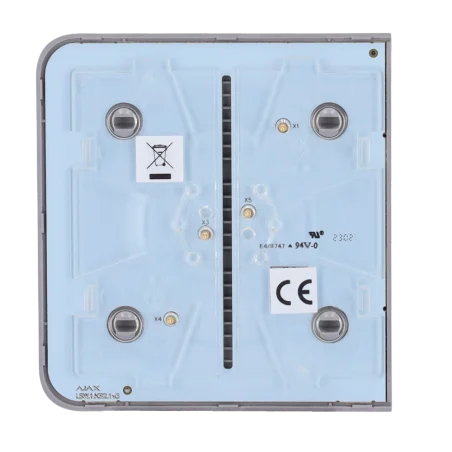 Panel táctil interruptor luz Ajax LightSwitch Gris