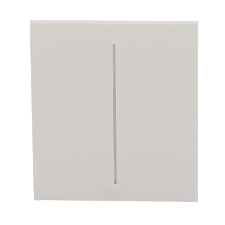 Panel táctil interruptor doble Ajax LightSwitch Ostra