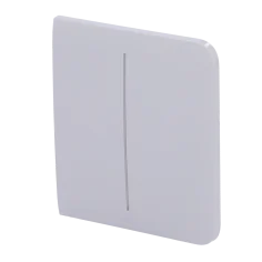 Panel táctil interruptor doble Ajax LightSwitch Niebla