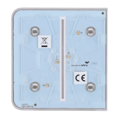 Panel táctil interruptor doble Ajax LightSwitch...