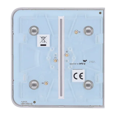 Panel táctil interruptor doble Ajax LightSwitch Niebla