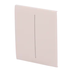 Panel táctil interruptor doble Ajax LightSwitch Marfil