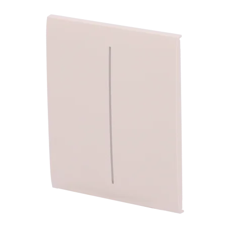 Panel táctil interruptor doble Ajax LightSwitch Marfil