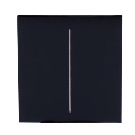 Panel táctil interruptor doble Ajax LightSwitch Negro