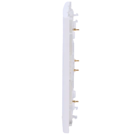 Panel táctil interruptor doble vertical Ajax LightSwitch Blanco