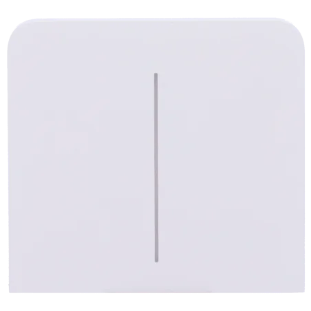 Panel táctil interruptor doble vertical Ajax LightSwitch Blanco