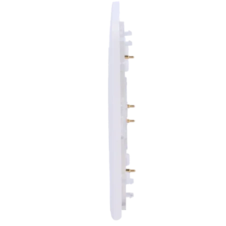 Panel táctil interruptor doble vertical Ajax LightSwitch Blanco