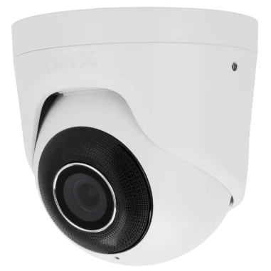 Cámara Turret IP 5MP Ajax PoE IA Blanca 2.8 mm