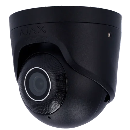 Cámara Turret IP 5MP Ajax PoE IA Negra 2.8 mm