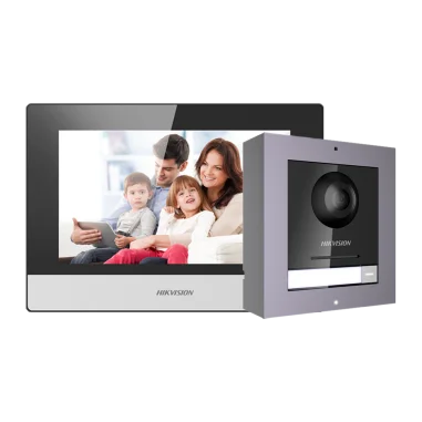Kit Videoportero IP Hikvision con Switch PoE y...