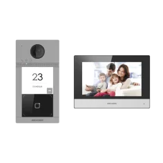 Kit Videoportero IP Hikvision con PoE y Doble Relé