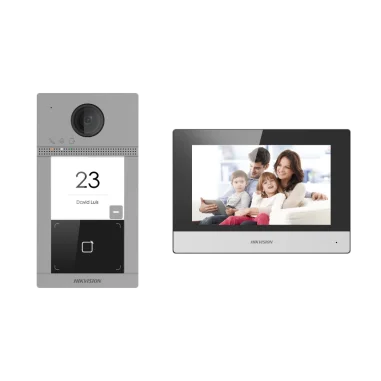 Kit Videoportero IP Hikvision con PoE y Doble Relé