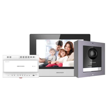 Kit Videoportero IP WiFi Hikvision con PoE y...