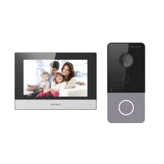 Kit Videoportero IP WiFi Hikvision con PoE y Lector MF