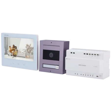 Kit Videoportero WiFi Hikvision 2 Hilos HD con Monitor 7"