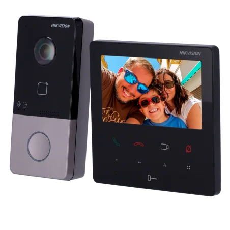 Kit videoportero IP WiFi Hikvision PoE con monitor 7