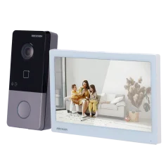 Kit videoportero IP WiFi Hikvision PoE con monitor 7