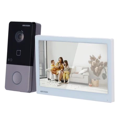 Kit videoportero IP WiFi Hikvision PoE con monitor 7