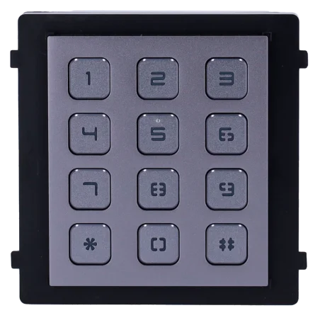 Módulo botonera 12 botones exterior modular Hikvision DS-KD-K12