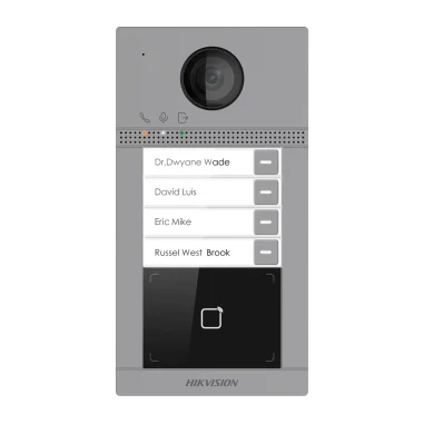 Videoportero IP WiFi 4 apartamentos Hikvision...