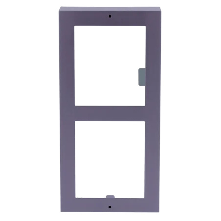 Hikvision surface junction box caja registro aluminio 2 módulos