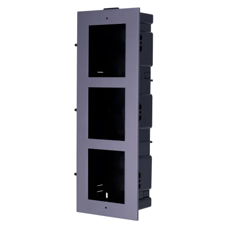 Hikvision flush mount panel panel frontal caja registro encastrada 3 módulos
