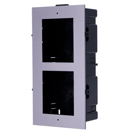 Hikvision flush mount panel panel frontal caja registro encastrada 2 módulos