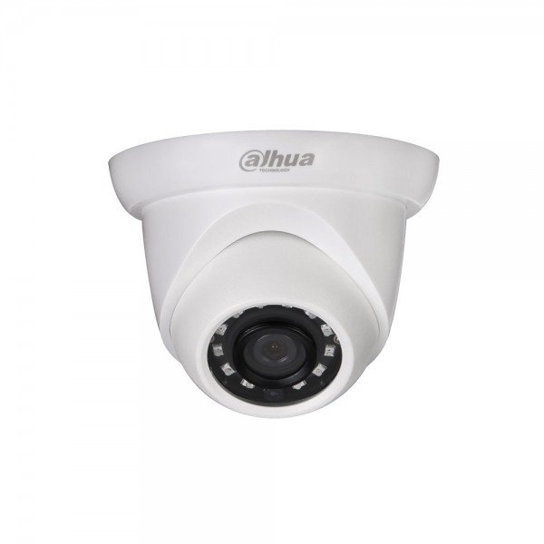 Cámara Domo IP Dahua Óptica fija 1.3Mpx, Exterior visión nocturna 30M