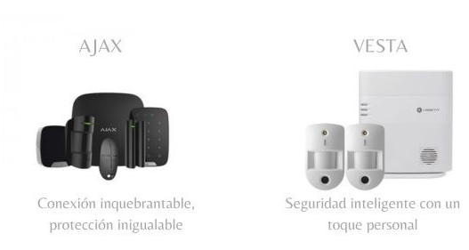 KITS DE ALARMAS Y CENTRALES AJAX Y VESTA
