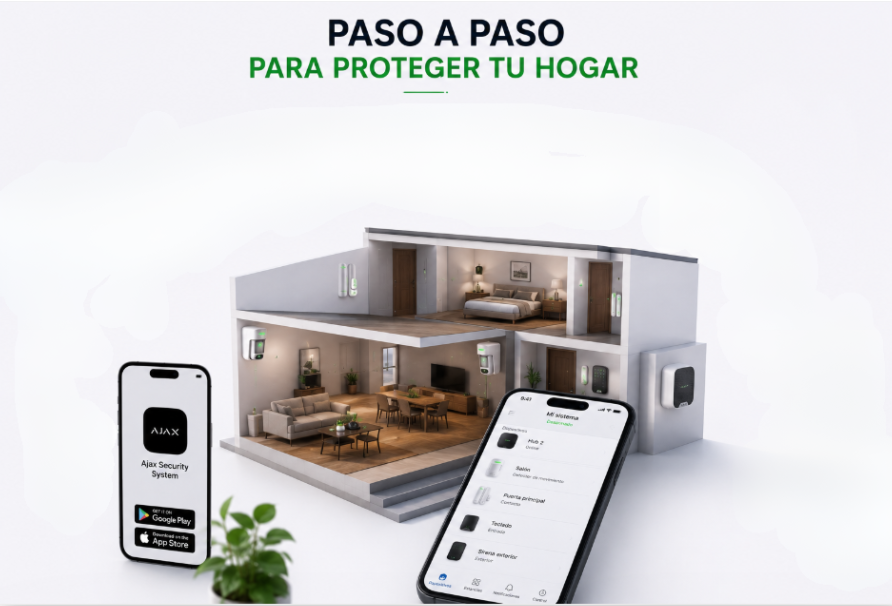 COMO CONFIGURAR UNA  ALARMA AJAX
