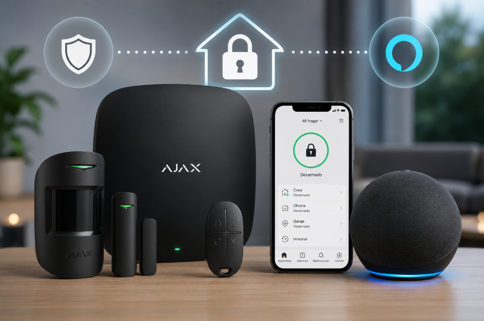Alarma Ajax y asistentes virtuales. ¿Es compatible con Alexa?