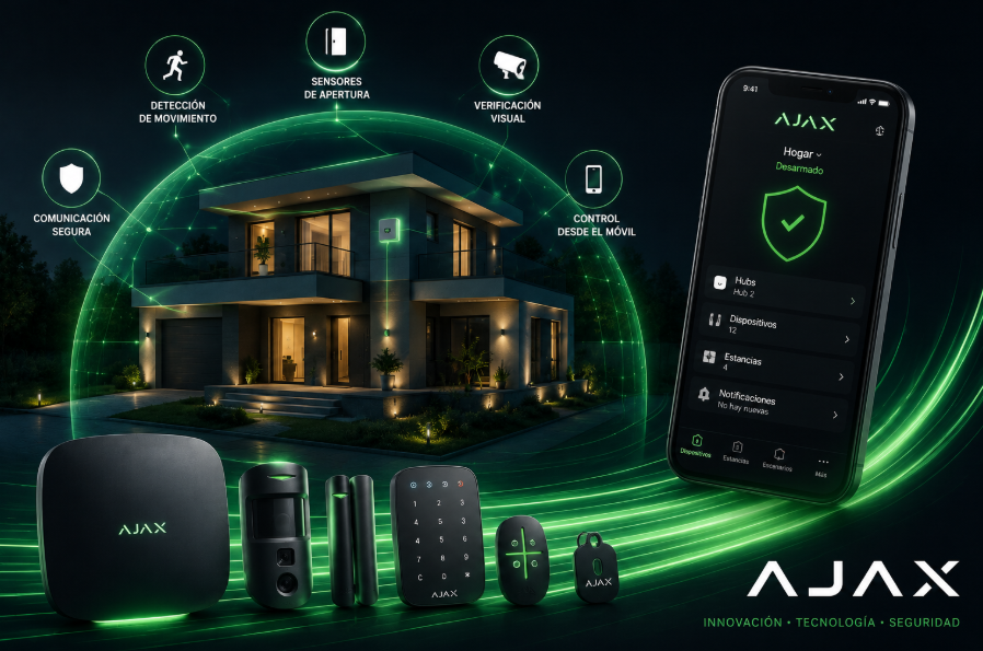 Descubre cómo Ajax revoluciona la seguridad con su tecnología inalámbrica